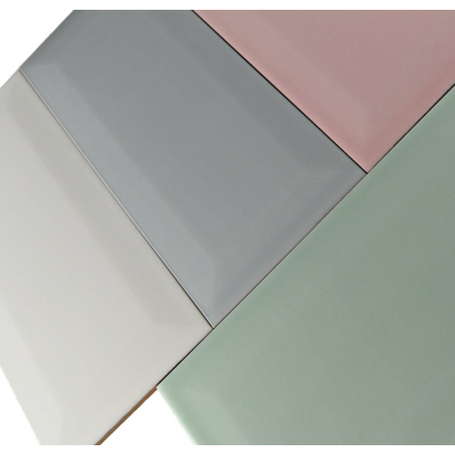 Керамическая плитка Modern Ceramics Vernissage Pink 9,5*20 розовая